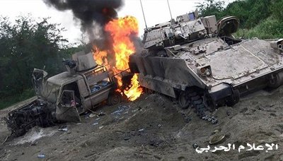 خسائر مادية كبيرة مني بها التحالف في اليمن