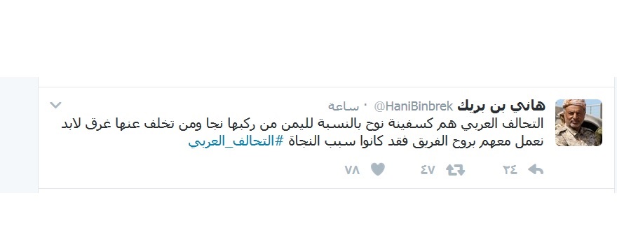 أحد وزراء هادي يوصف التحالف بـ”سفينة نوح من ركب معه نجا”