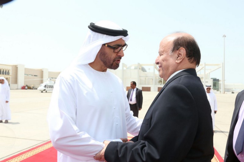 أبو ظبي تفرض على “هادي” تغييرات في حكومته بمؤتمريين