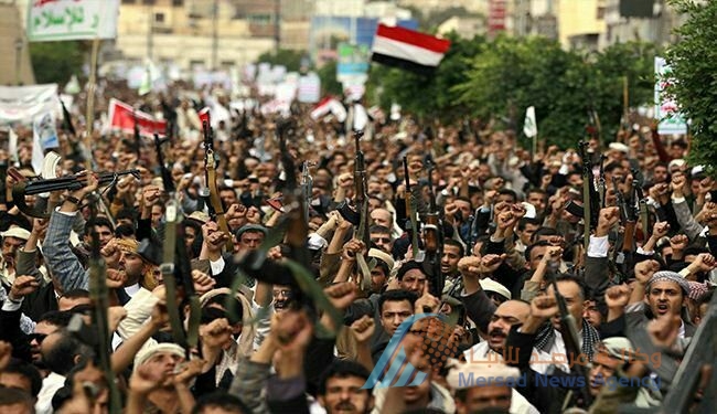 مسيرة مسلحة لأنصار الله في صنعاء