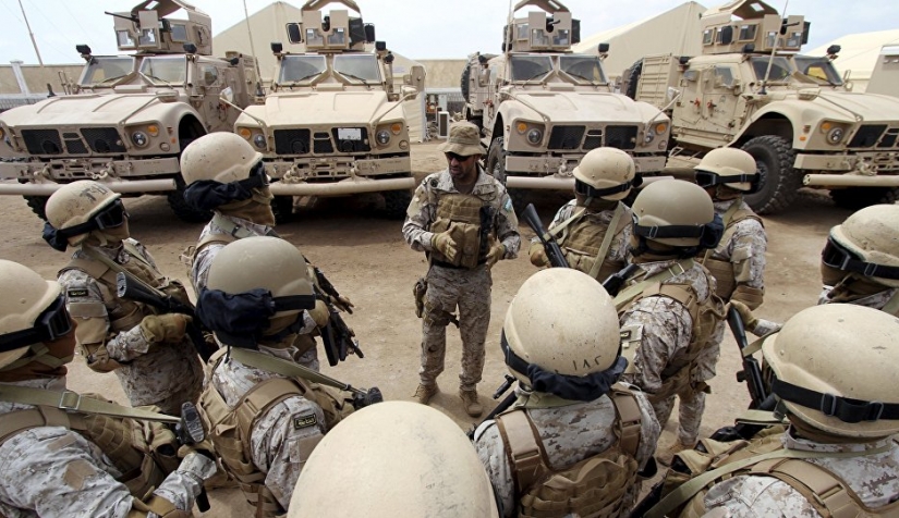 استنفار عسكري للقوات السعودية في المهرة