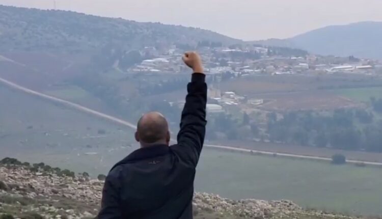 قبالة إحدى المستوطنات في فلسطين قيادي حوثي بارز يردد الصرخة ويتوعد الصهاينة