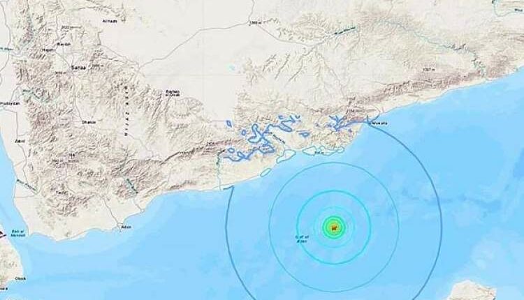 زلزال بقوة 5.9 يضرب خليج عدن