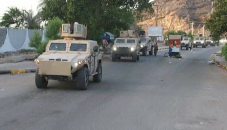 استنفار عسكري للانتقالي في عدن