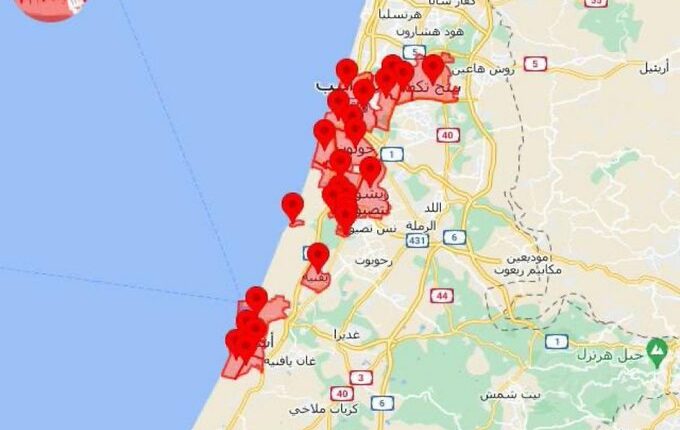 سرايا القدس تدك تل أبيب بالصواريخ