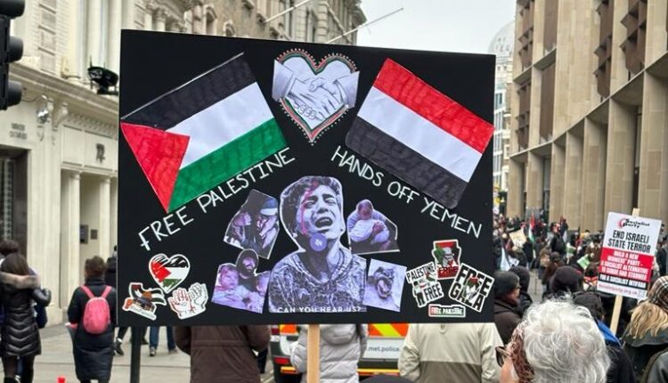 مظاهرات في أغلب دول العالم تنديداً بالعدوان على اليمن ومطالبة بوقف الحرب على غزة