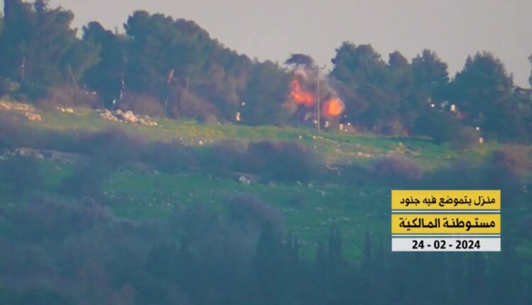 حزب الله يستهدف التمركزات الإسرائيلية عند الحدود مع فلسطين المحتلة
