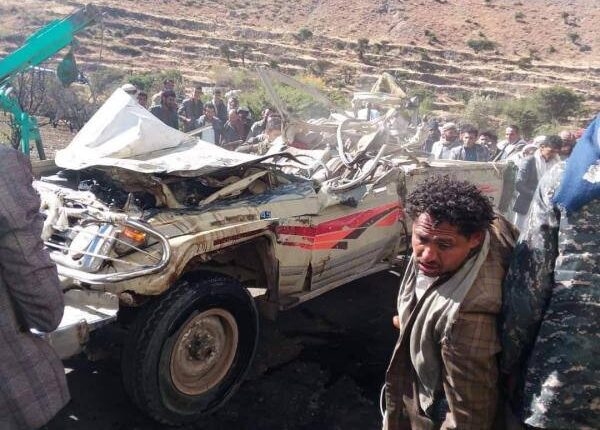 صنعاء.. وفاة 6 أشخاص بينهم طفلين وإصابة 6 آخرين في حادث انقلاب سيارة