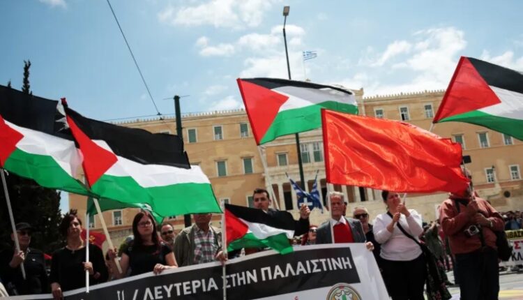 مظاهرات في بلدان مختلفة في اليوم العالمي للعمال دعمًا لفلسطين