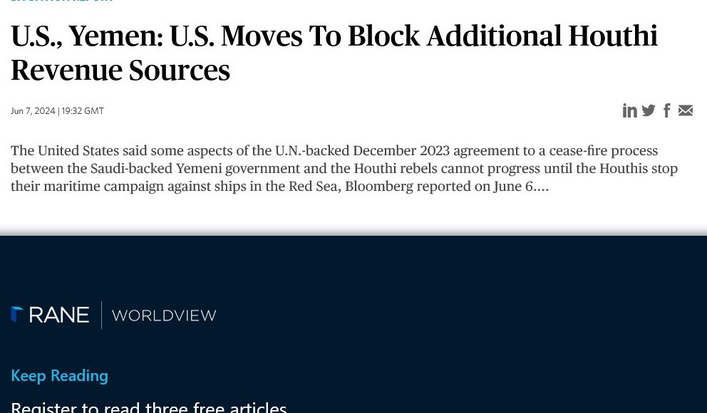 Screenshot 2024-06-08 at 21-28-14 U.S. Yemen U.S. Moves To Block Additional Houthi Revenue Sources RANE
