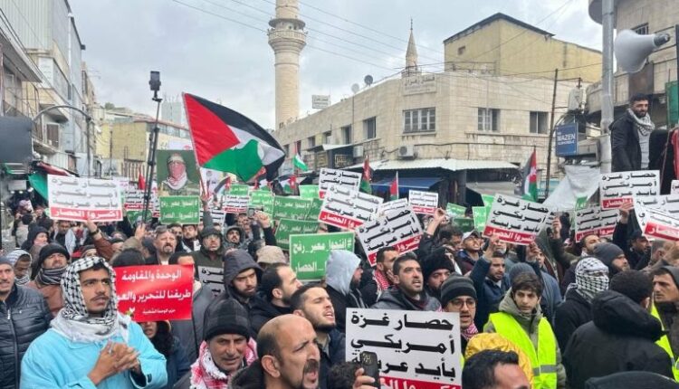 تظاهرات حاشدة في المغرب دعماً لغزة والمقاومة في فلسطين واليمن ولبنان