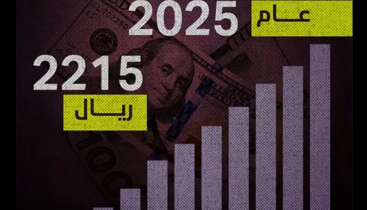 إنفوجرافيك| مراحل انهيار العملة جنوب اليمن ما بين 2015م – 2025م من 215 ريالا إلى 2015 ريالا