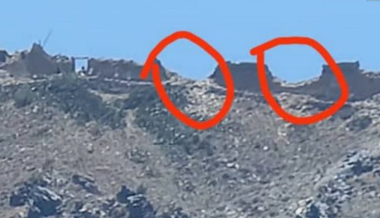شاهد كيف أصبح أقدم معالم صنعاء في “نقم” بعد استهدافه