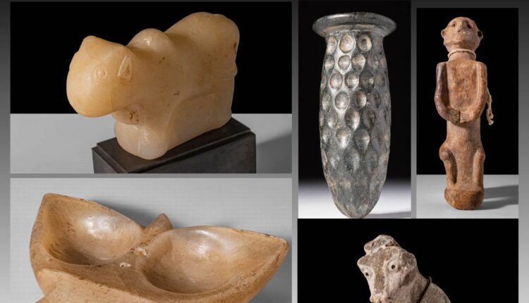 دار مزادات بريطانية تعرض 5 قطع أثرية يمنية نادرة عمرها آلاف السنين