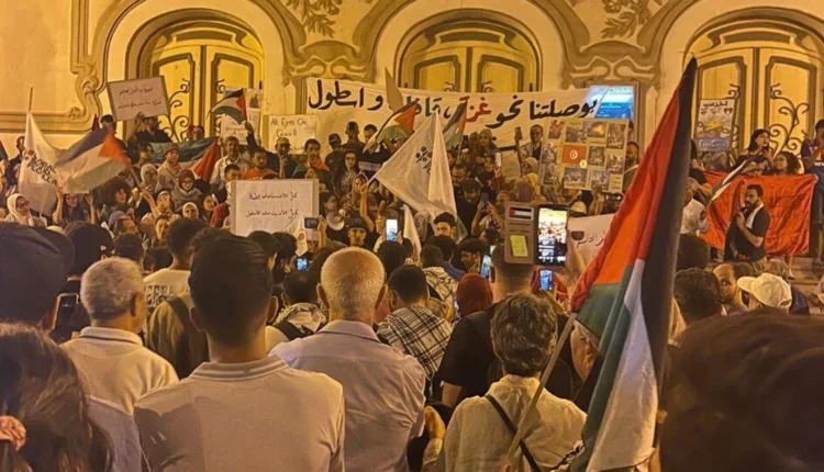 احتجاجات في تونس تندد باستهداف أسطول الصمود العالمي