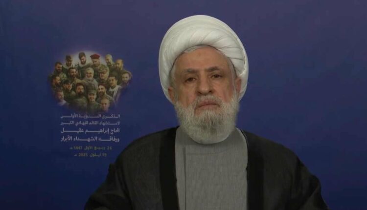 الشيخ نعيم قاسم يدعو السعودية للحوار ويؤكد استمرار المقاومة