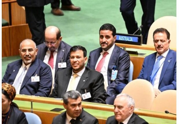 نجل العرادة في الأمم المتحدة يثير الجدل بين أتباع التحالف السعودي