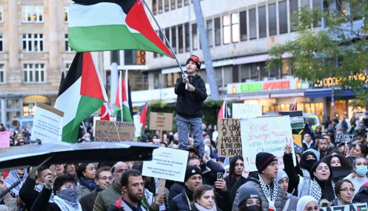 مظاهرات أوروبية داعمة لفلسطين تضامناً مع قطاع غزة