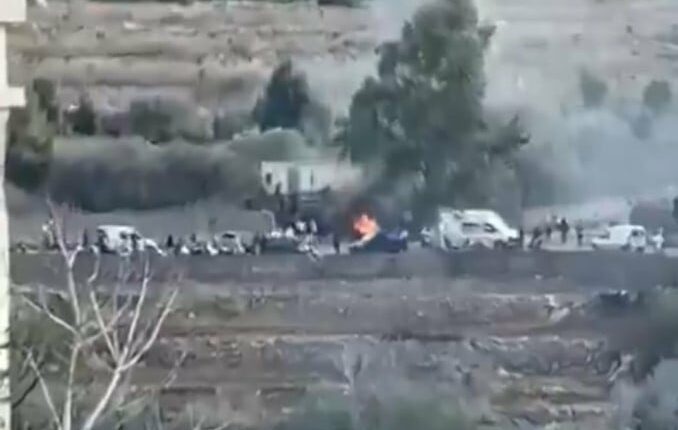شهيد وإصابات بغارتين لمسيّرة للاحتلال في جنوب لبنان