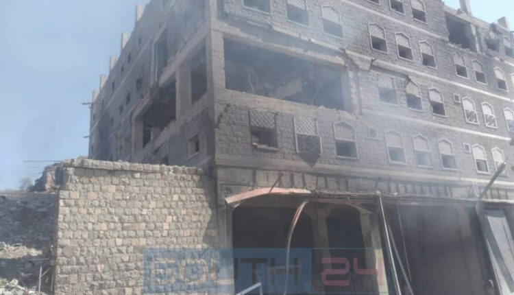 بالصور .. ضحايا مدنيون ودمار واسع في الضالع جراء غارات سعودية