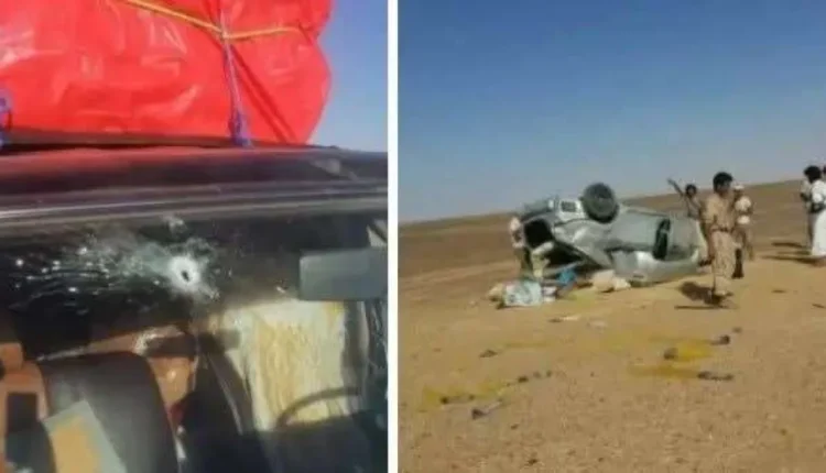 إطلاق نار يستهدف مركبة مدنية على طريق الوديعة