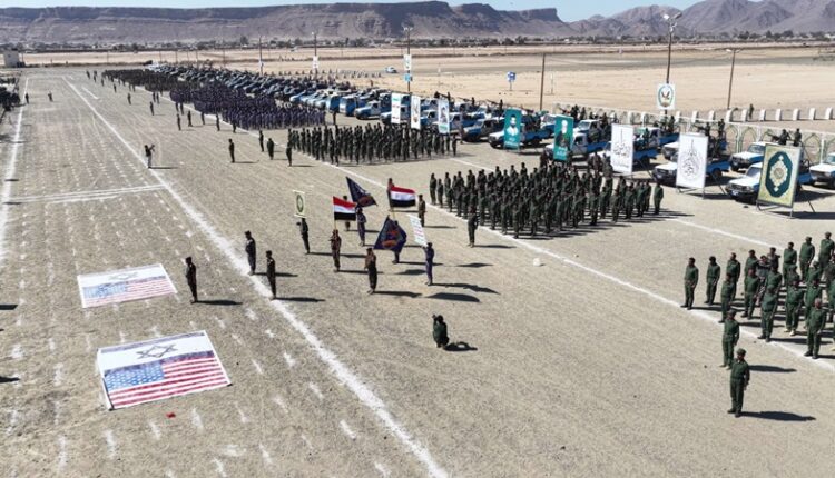 لقاء قبلي مسلح وعرض عسكري لوحدات أمن صعدة