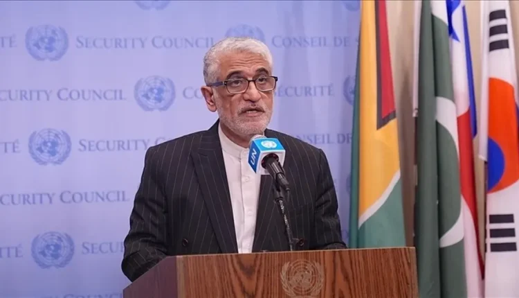 عاجل| مندوب إيران في الأمم المتحدة يعلن عن السبيل الوحيد لوقف التصعيد واستقرار المنطقة