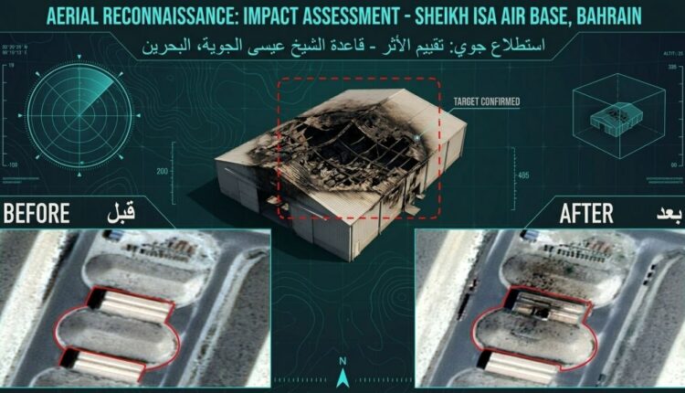 بالصور.. الأقمار الصناعية تكشف حجم الدمار في قواعد الصهاينة والأمريكان في المنطقة