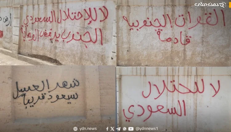 بالصور..الجداريات تغزو شوارع سيئون رفضا للاحتلال السعودي وتأييدا للانتقالي