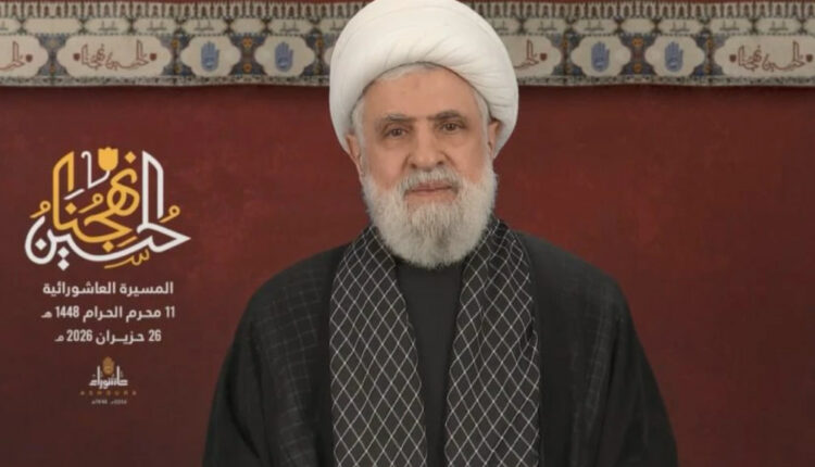 نعيم قاسم يشيد بموقف اليمن ويؤكد: وقف إلى جانب فلسطين ولبنان حين تخلى الآخرون